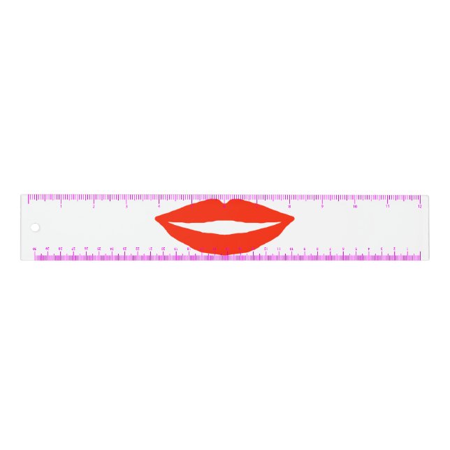 Red Lips Ruler (Front)