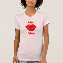 Red lips solar rays big kiss T-Shirt