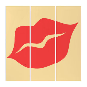 Red Lips Triptych