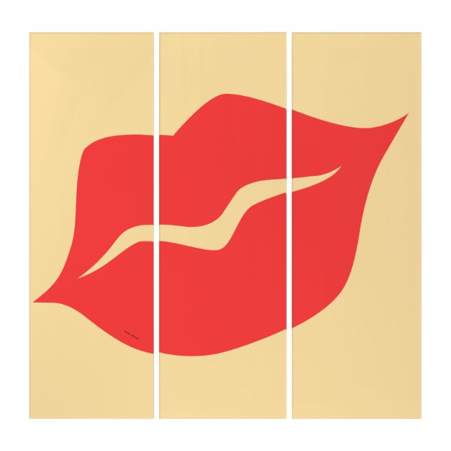 Red Lips  Triptych (Front)
