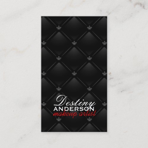 Red Lips _ Tufted Makeup Business Cards