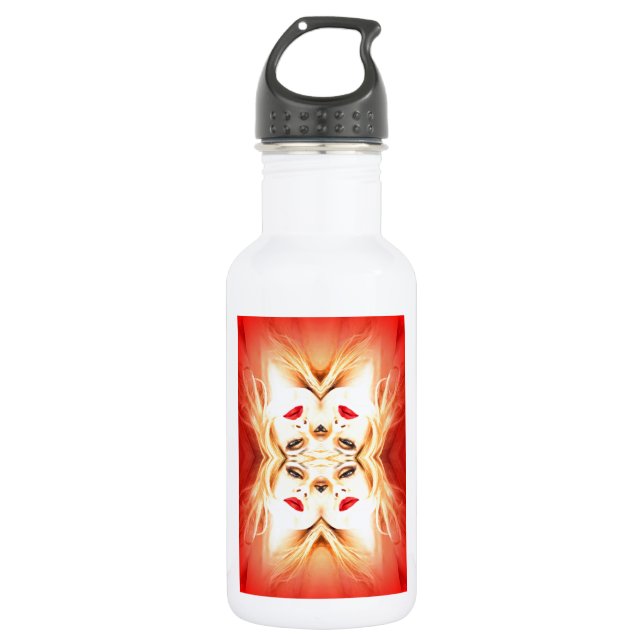 Red Lips Water Bottle (Front)