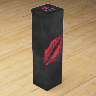 Red Lips Wine Box. Box