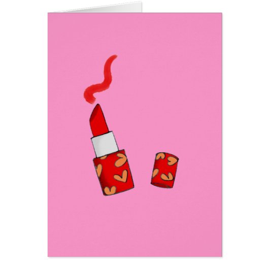 Red lipstick cards (Front)