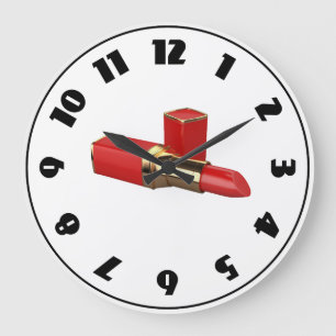 Red Lipstick Clock