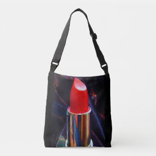Red Lipstick Crossbody Bag