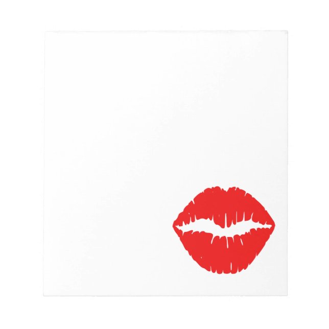 Red Lipstick Notepad (Front)