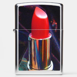Red Lipstick Zippo Lighter