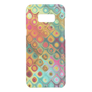 Red Liquid Rainbow Dots Abstract Pattern Uncommon Samsung Galaxy S8+ Case