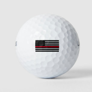 Red Lives Matter, Thin Red Line Golf Balls