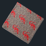 Red Lizard Collage Bandana<br><div class="desc">Red Lizard Collage is a product designed for reptile lovers. This collage looks like a mosaic or a camouflage pattern. Lizard products an ideal gift for wild Nature explorers. Look for matching products!</div>