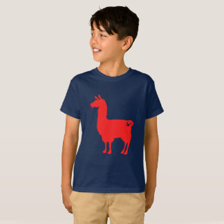 Red Llama Kids T-Shirt