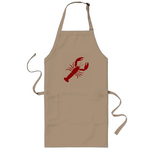 Red lobster aprons for men  beige