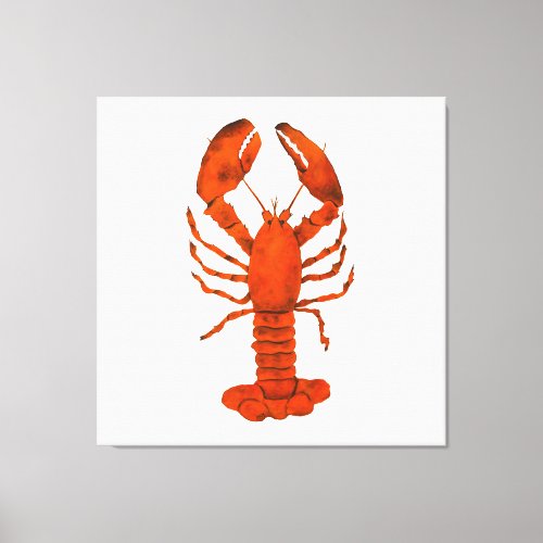 Red Lobster Canvas Print
