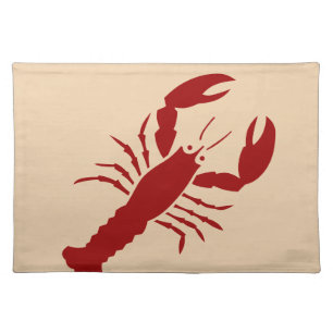 Red Lobster Cloth Placemat