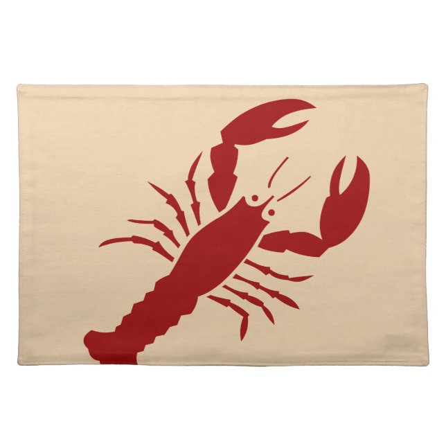 Red Lobster Cloth Placemat (Front)