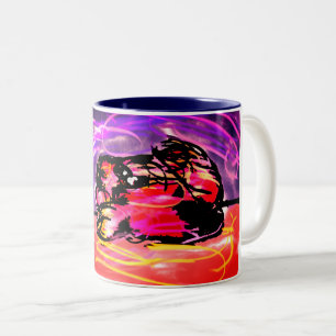 Red lobster Gem Two-Tone Coffee Mug