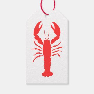 red lobster gift tags