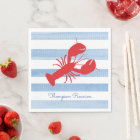 Red Lobster NAME Reunion Stripes Blue White Preppy