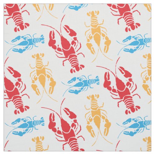 Red Lobster New England Lobster Bake Fabric