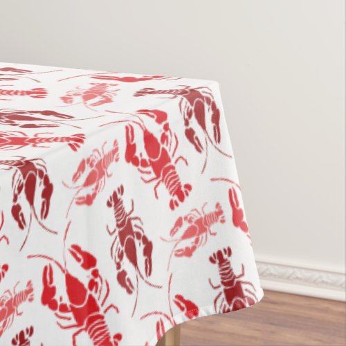 Red Lobster New England Lobster Bake Retro Tablecloth