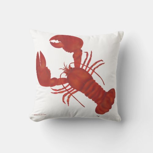 Red Lobster Outdoor Pillow