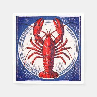 Red Lobster Paper Napkins