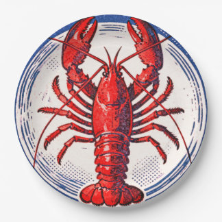 Red Lobster Paper Plates