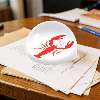 red lobster paperweight