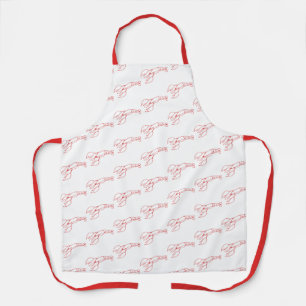 Red Lobster Pattern -  Beach House Apron