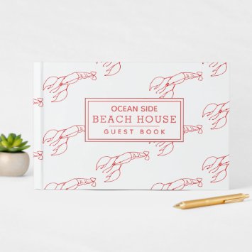 Red Lobster Pattern - Beach House Vacation Rental
