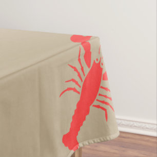 red lobster pattern  Tablecloth