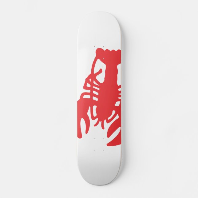 Red Lobster Skateboard Deck (Front)