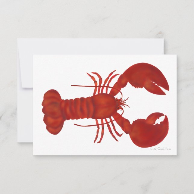 Red Lobster Thank You Card (Front)