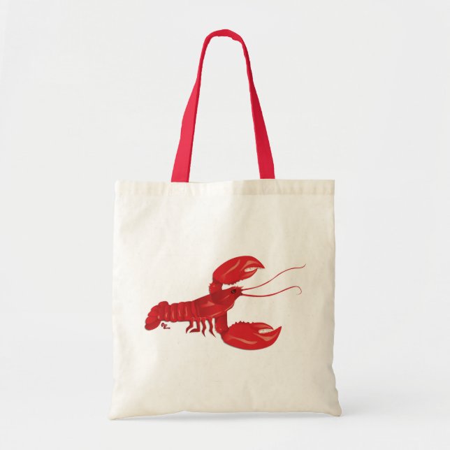 Red Lobster Tote Bag (Front)