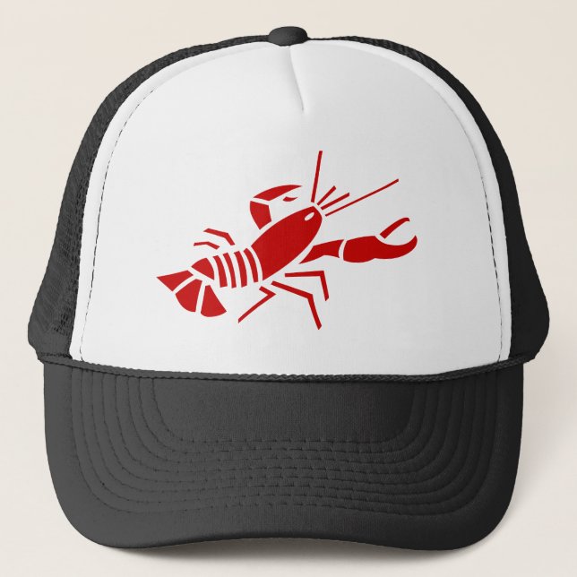 Red lobster trucker hat (Front)