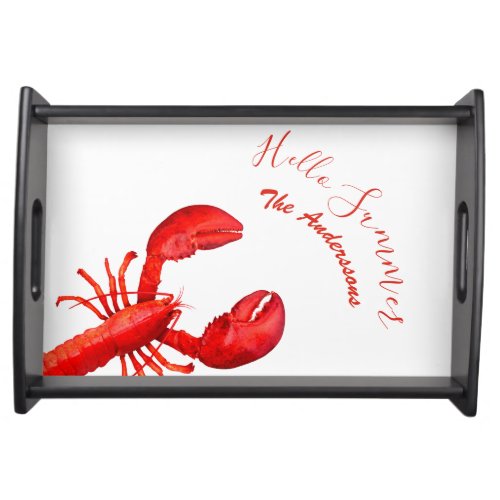 Red lobster white crawfish boil party  serving tray
