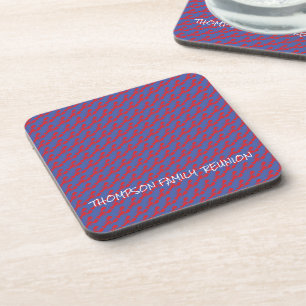 Red Lobsters Family Reunion NAME Timeless Keepsake Beverage Coaster