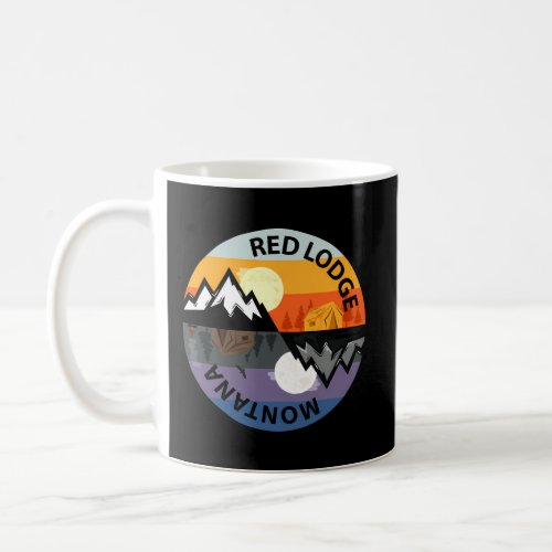 Red Lodge Montana Camping Coffee Mug