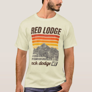 Red Lodge Montana Retro Mountain T-Shirt | Vintage