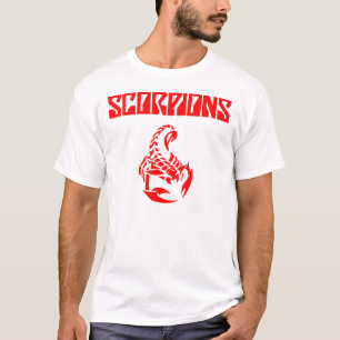 red logo best selling scorpions heavy metal music T-Shirt