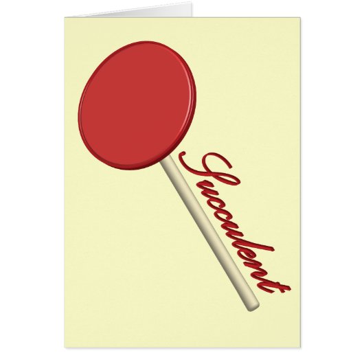 Red Lollipop Cards (Front)