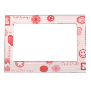 Red Lollipop Magnetic Frame