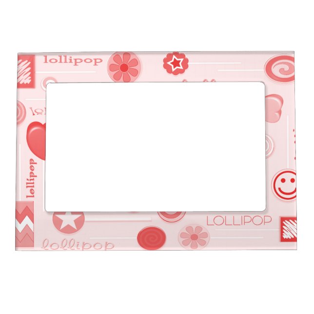 Red Lollipop Magnetic Frame (Front)