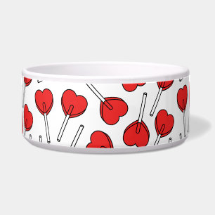 Red Lollipops, Heart Lollipops, Lollipop Pattern Bowl