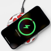 Red Lollipops, Heart Lollipops, Lollipop Pattern Wireless Charger (Phone)