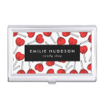 Red Lollipops, Heart Lollipops, Lolly, Candy Shop Business Card Case