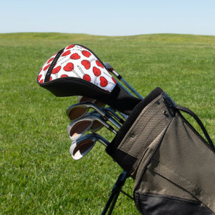 Red Lollipops, Heart Lollipops, Lolly, Your Name Golf Head Cover