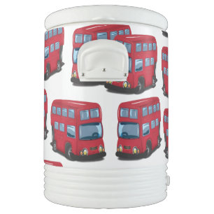 Red London Bus Cooler