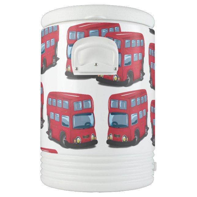 Red London Bus Cooler (Left)